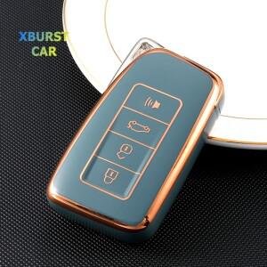 Lexus RX350 Es300h Rx450h GX470 IS250 쉘 Fob 홀더 용 TPU 자동차 키 케이스 커버