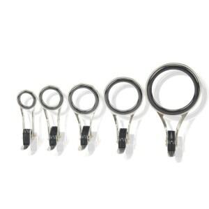 스테인리스 스틸 낚싯대 가이드 텔레스코픽 아이 링 타입 탑 접이식 디자인 DIY 수리 키트 태클