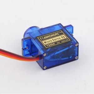 TS90A 9G 마이크로 아날로그 미니 서보 스티어링 기어 270/180/360도 모터 파워 부품 DIY RC 자동차 로봇