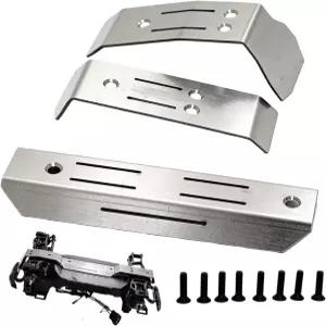 1/16 미니 Maxx 4WD RTR 브러시리스 몬스터 트럭용 스테인리스 스틸 섀시 가드 스키드 플레이트 트랙사스