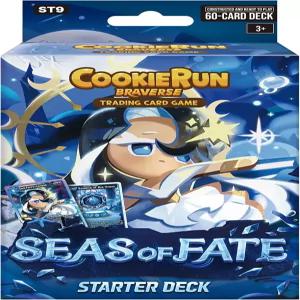 CookieRun TCG 스타터 덱 - Seas of Fate 블루 전설 쿠키 씨 페어리 즉시 플레이 가능한 캐릭터 브라버스