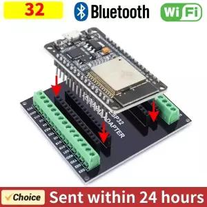 ESP32 개발 보드 WiFi  블루투스 모듈 초저전력 소비 듀얼 코어 NodeMCU-32 32D 32U 30핀 보드