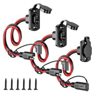 SAE 퀵 커넥터 하네스 12AWG 어댑터 남성 플러그-여성 케이블 태양광 패널 발전기 배터리 방수
