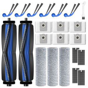 ECOVACS호환 DEEBOT용 T80 OMNI 부품 | YEEDI M14 PLUS 로봇 청소기용 메인 브러시 롤러 대걸레 필터 먼지봉투 사이드 브러시 포함