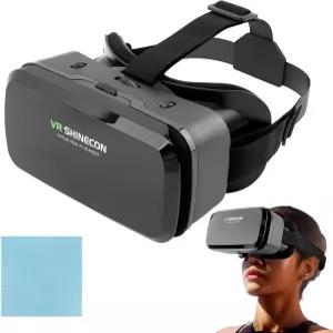 휴대폰용 VR 헤드셋 4.0-6.0인치 100도 광각 안경 선명한 시야를 위한 조절 가능한 렌즈 설정 가벼운