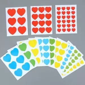OCE 꾸미기 하트 스티커 1장 6P 12P 24P 다꾸 스티커 디피 부착 DIY 다이어리 꾸미기
