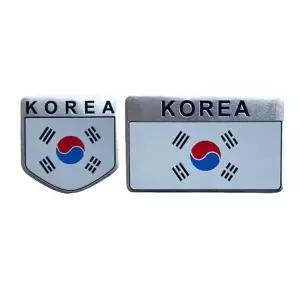 차량 포인트 알루미늄 태극기 스티커