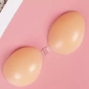 여성 실리콘 누드브라 미으 앞후크 볼륨업 오프숄더