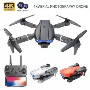 미니 E99Pro 접이식 RC 헬리콥터 5G WiFi FPV 4K 듀얼 HD 카메라 드론 고도 유지 광각 전문가용