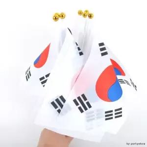 일체형수기태극기미니(10장) 응원도구 체육대회 국기