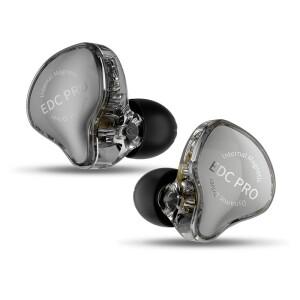 KZ EDC PRO 이어폰 전문 고감도 대형 다이나믹 버드 HiFi Bass Music IEM 헤드폰 2Pin 분리형 케이블