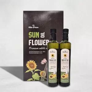 올리오도로 프리미엄 해바라기유 500ml 2P