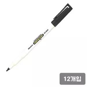 모나미 네임펜 F 중간글씨용 0.5~1.0mm/흑 -다스 12개입 DWFNAACG