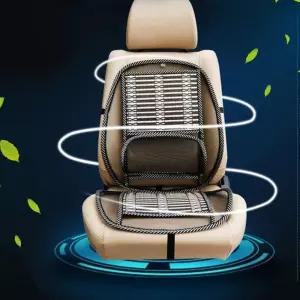 GDM 차량 대나무 허리 등받이 통풍 쿨방석 세트 차량용방석 운전석 DWEECC99
