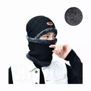 비니 융털 기모 세트 방한모 혹한기 넥워머 방한 안감 목도리 GWFLPTWW