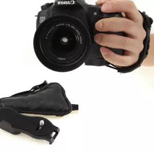 DSLR 카메라 핸드 그립 스트랩 가죽 손잡이 펜탁스 니콘 호환 KW499BF4