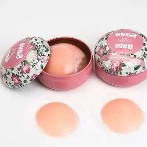 니플패치 핑크케이스 7쌍 남녀공용 젖꼭지가리개 기타언더웨어소품 원형(a) 젖꼭지패치 A-WFI81A8