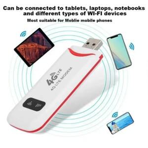 4G LTE 무선 USB 동글 모바일 광대역 150Mbps 모뎀 스틱 SIM 카드 라우터 홈 오피스 WiFi 어댑터
