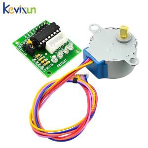ULB2003 모듈 5V DC 스테퍼 모터 드라이버 보드 (8BYJ-48 4상 DIY 로봇 프로젝트용, PIC MCU 제어 포함)