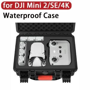 DJI Mini 2 케이스 방수 상자 휴대용 4K 드론 액세서리 대형 블랙