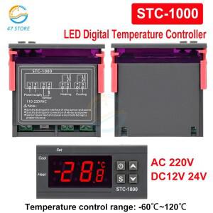 STC-1000 LED 디지털 온도 컨트롤러 온도조절기  인큐베이터 냉장고 릴레이 가열 냉각 220V