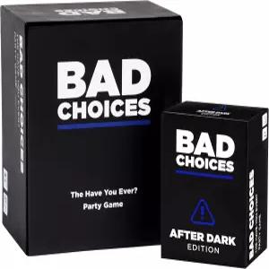 BAD CHOICES 파티 게임 애프터 다크 세트 친구들과 밤에 즐기는 유쾌한 어른용 카드 프리게임 사교 모임