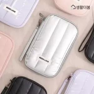 여권케이스 여행용 지갑 방수 패딩 여권 생활더봄 카드수납 여권파우치 여권커버