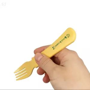 KNJFAMILY 옥수수 아동 수저세트 생활소품 편의용품 스푼포크수저세트