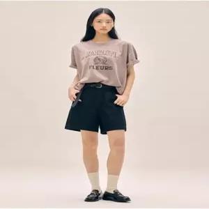 나이스클랍 밴딩 숏데님 팬츠 N252PWN530