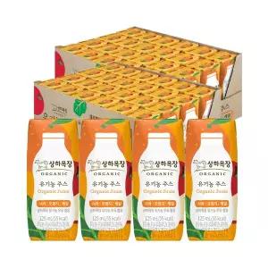 [하프클럽/매일유업]상하목장 유기농주스 사과오렌지케일 125ml 48팩