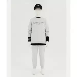 데상트 영애슬릿 스포츠테리 맨투맨 멜란지 그레이 SQ12JUHT22 _MGRY 4687047