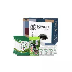 지도표 성경김 종합선물세트 F호 (녹차김+식탁김+미역)