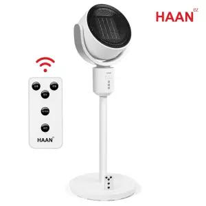 [한경희] 써큘레이터형 PTC 스탠드 온풍팬히터 HAAN-P3000 공기순환과난방 쾌속순간난방 무취/무소음클린히터 리모컨형 전도안전장치 컴팩트한디자인