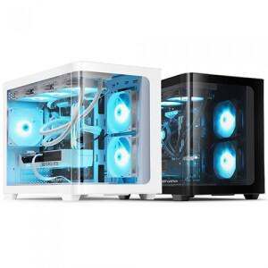 다크플래쉬 darkFlash DPW90M ARGB 강화유리 (블랙) PC케이스(M-ATX) 미니타워