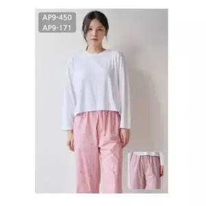 제임스딘 마누아 60고밀도 여성 9부바지 순면 파자마 JXWNA830
