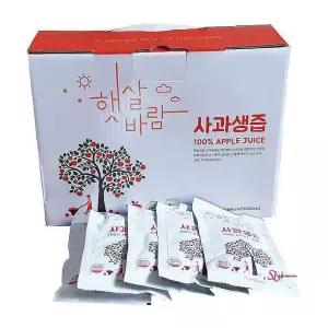 햇살바람 사과생즙 110mlx50봉 사과즙 1박스nop086