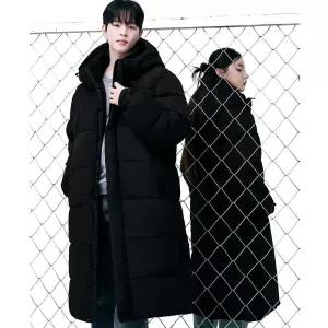 [루페코리아] 남성 여성 훼르자 롱패딩 점퍼 숏패딩 벤치코트 93 블랙