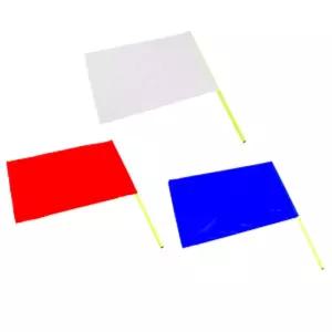 니-스포 응원기 대형 135x90cm/색깔/깃발/심판/행사용/신호수/학예회/수신호/게임/플래그/게임용/다목적