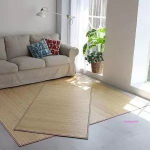 대자리 러그 90x180cm 17mm 대나무 돗자리 마작 매트 여름 침대 거실 편백 오크형qrs471