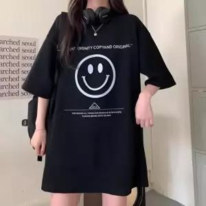 데일리 스마일 오버핏 반팔티 JSC24052601 옆트임 루