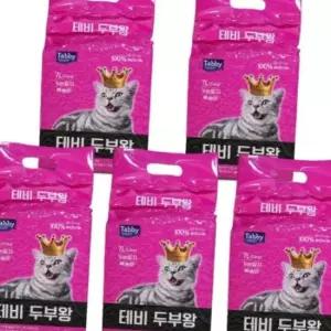 테비 두부왕 가는입자7L 복숭아X5개1박스