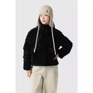 [르꼬끄](강남점)[정상가 319,000원][40% OFF] 여성 네쥬 루즈핏 후드 다운 자켓 BLK / QQ422ODJO3