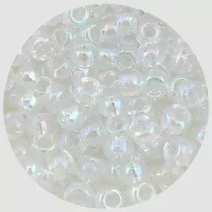 비즈톡 [B40-01]미유키비즈비즈 시드비즈4mm 크리스탈AB (250) ,10g