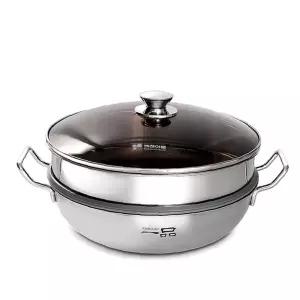일품 전골냄비 찜솥 찜냄비 스테인레스 양수 36cm 곰솥 통3중