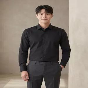 [BY파크랜드][오스틴리드][SLIM FIT] 블랙 TC 드레스 셔츠-A9FA2311269B