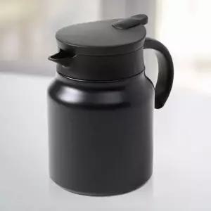 [제이큐]무광블랙 보온주전자 진공 포트 티포트 찻주전자 보냉보온 900ml