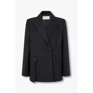 [VOICE OF VOICES](의정부점)[VOV] 보브 포켓 디테일 세미 더블 자켓(7156310001)