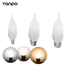 10X 3W LED 촛불 전구 E27 E14 E12 B22 B15 플라스틱 불꽃 샹들리에 홈 라이트 넓은 압력 교체 할로겐 램프