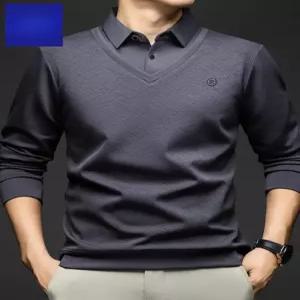 폴로 셔츠 가을 POLO 남자 남성 2026년 봄가을 시즌 긴팔 티셔츠 카라형 비즈니스 캐주얼 편안한 이너웨어