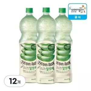 [웅진식품] 자연은 알로에 1.5L X 12개[36045934]